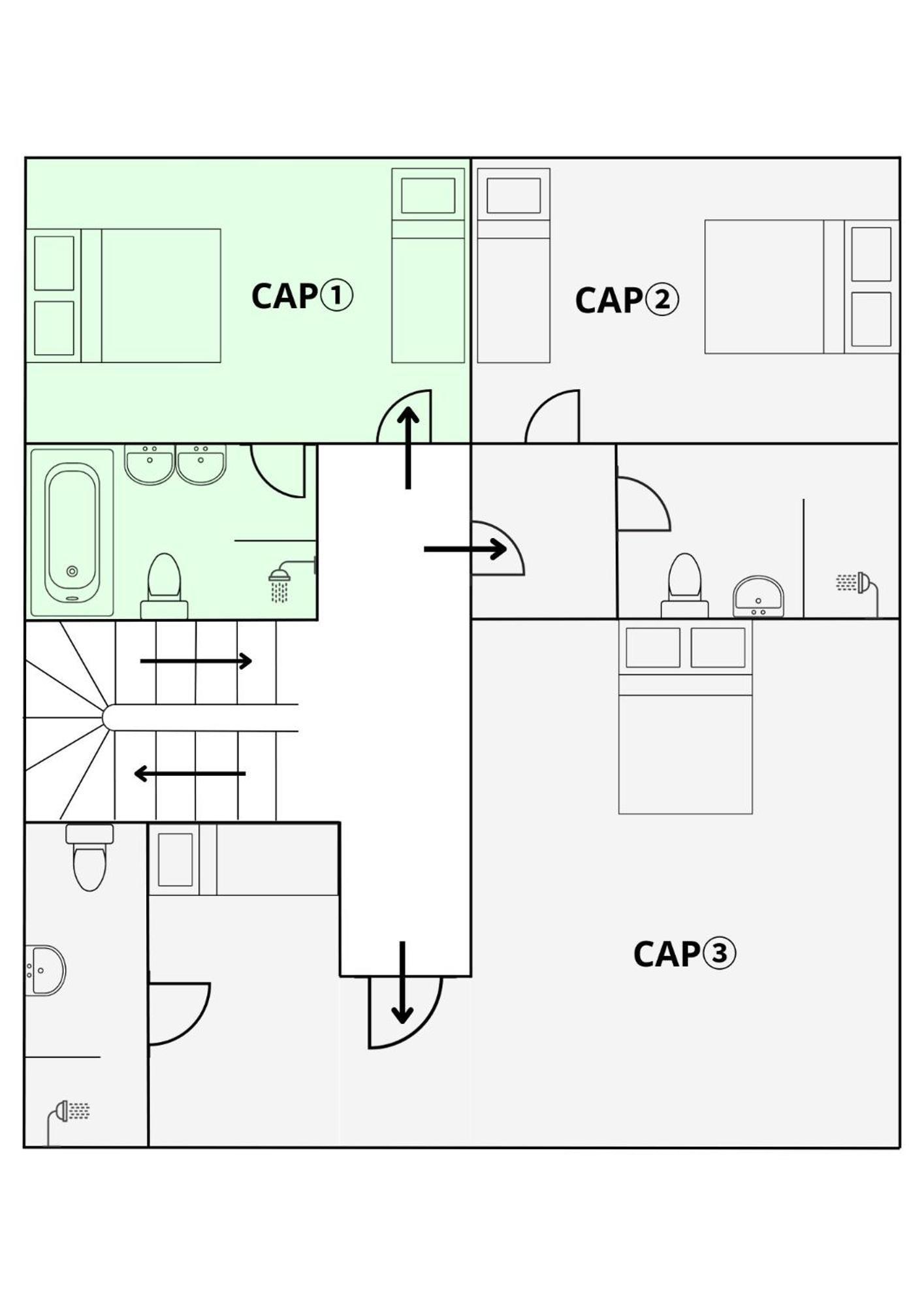 Entre Midi - Maison D'Hotes - B&B กาเปสตอง ห้อง รูปภาพ